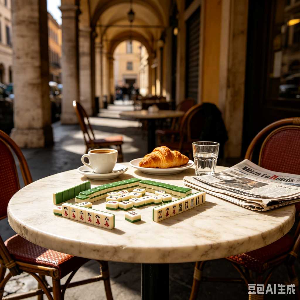 green transparent mahjong tiles
