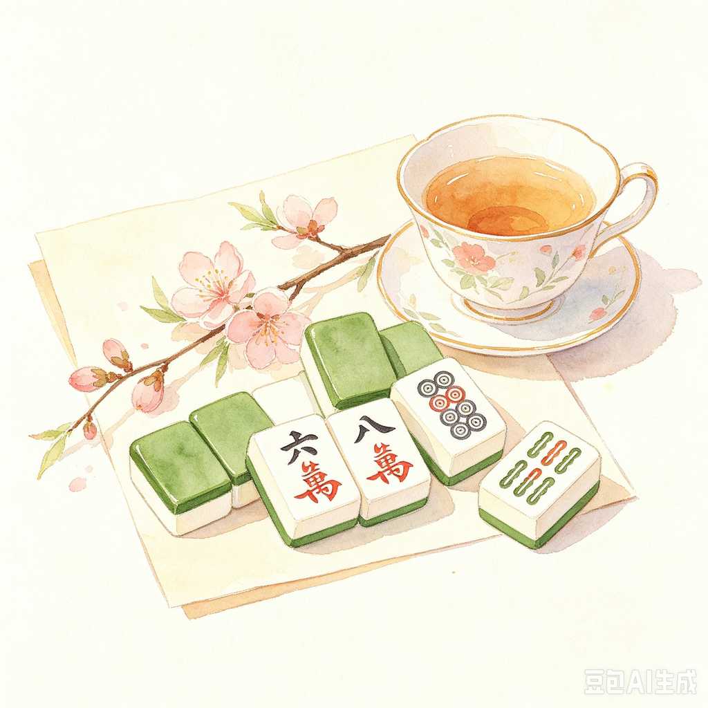 modern minimalist mahjong set