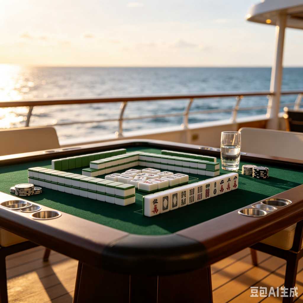 antique style mahjong set